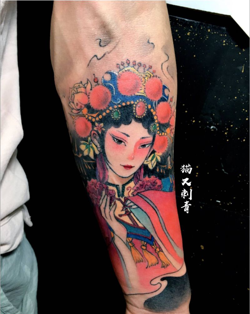 原创请勿盗图纹身图片_手臂新传统纹身图案