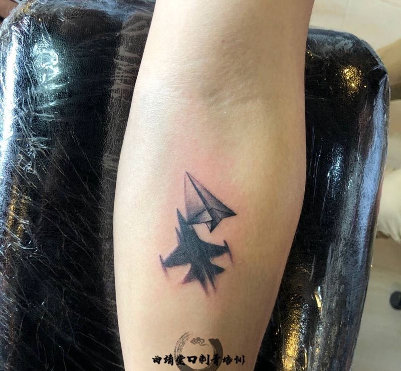 飞机✈️纹身图片