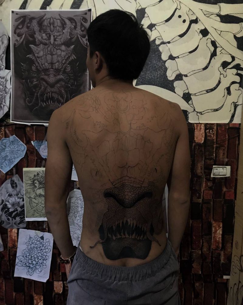 临幕作品未完纹身图片