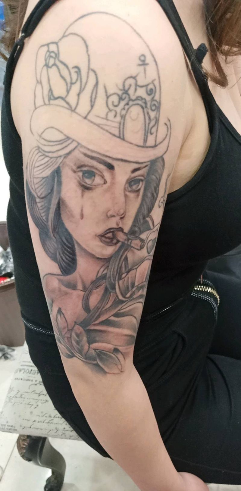 欧美人物纹身图片_手部腿部纹身图案