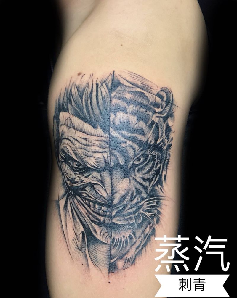 joker纹身图片