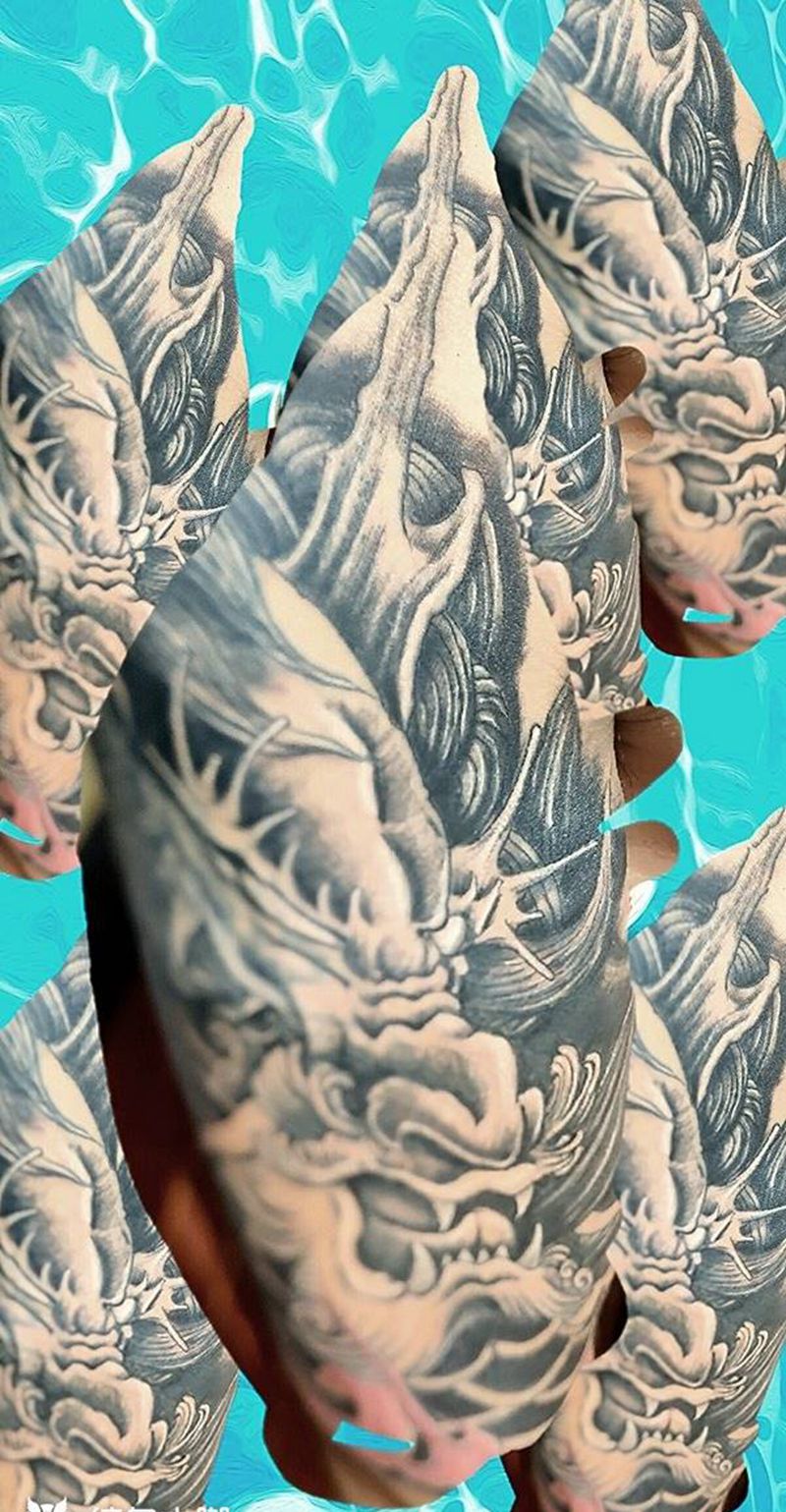 修改遮盖纹身图片_手臂手部纹身图案