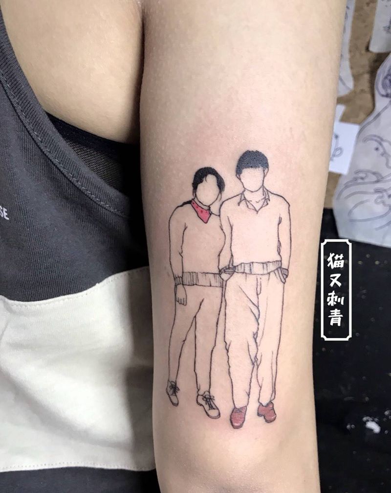 老照片纹身图片