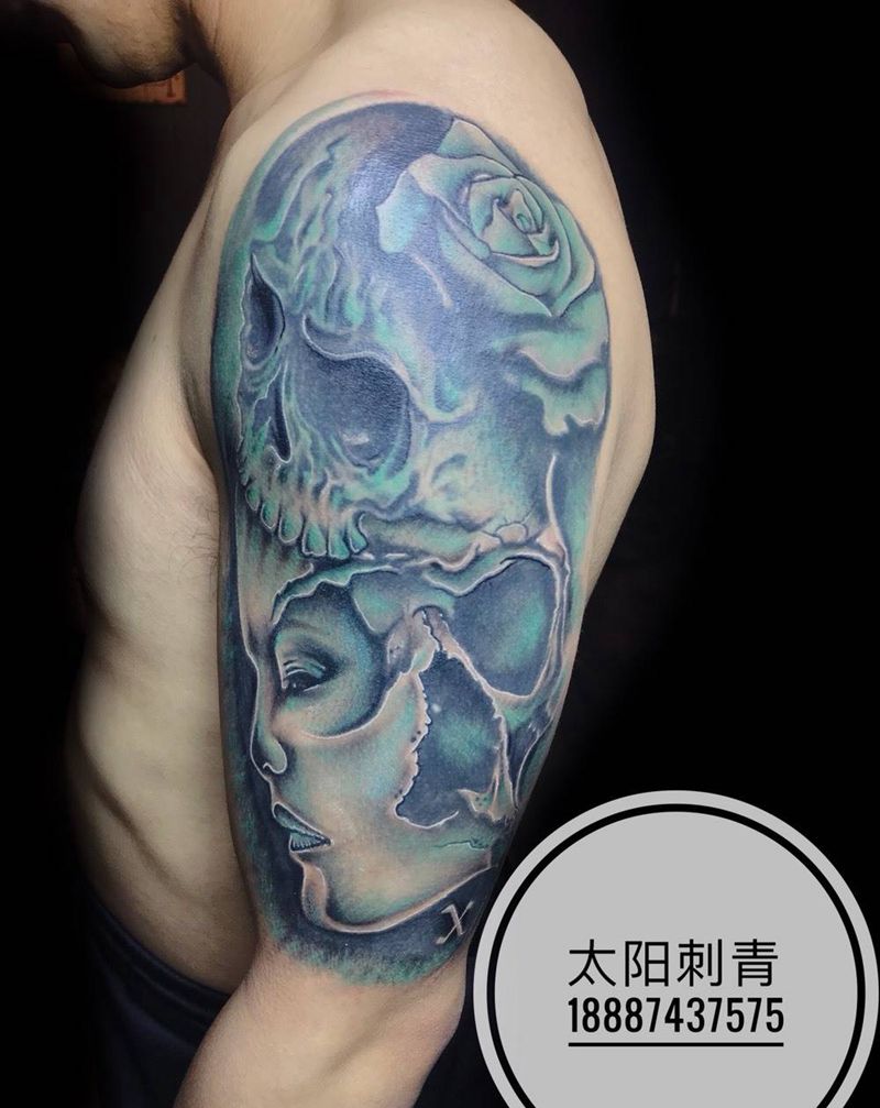 欧美修改添加纹身图片