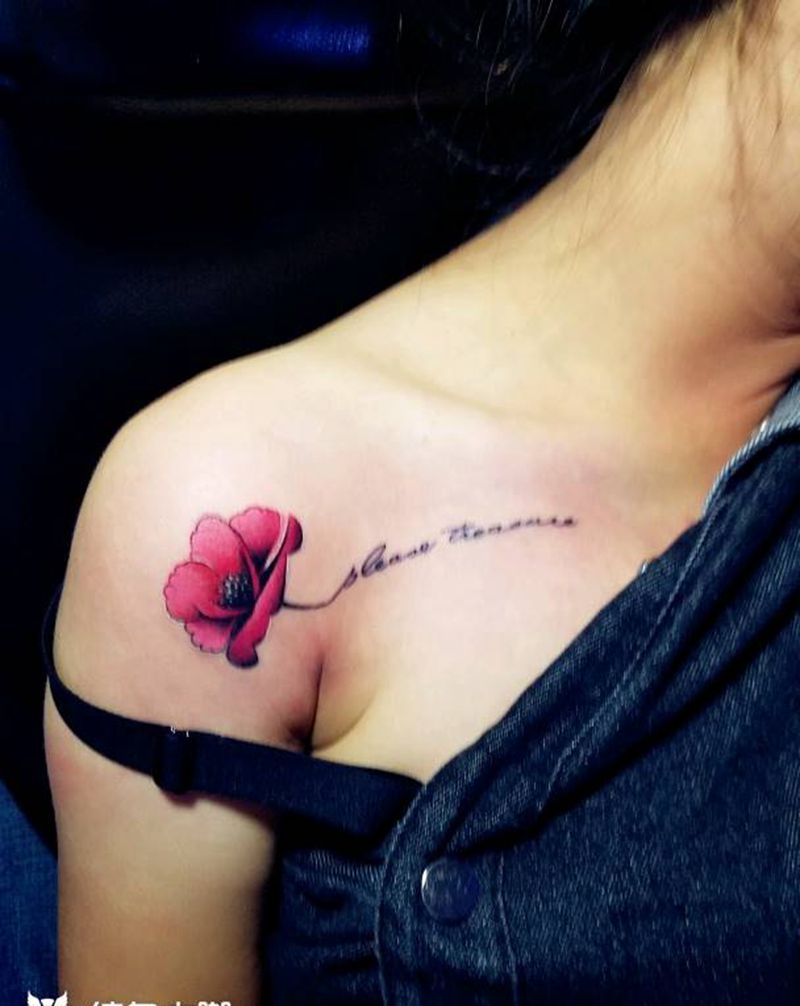 彩色清新控纹身图片