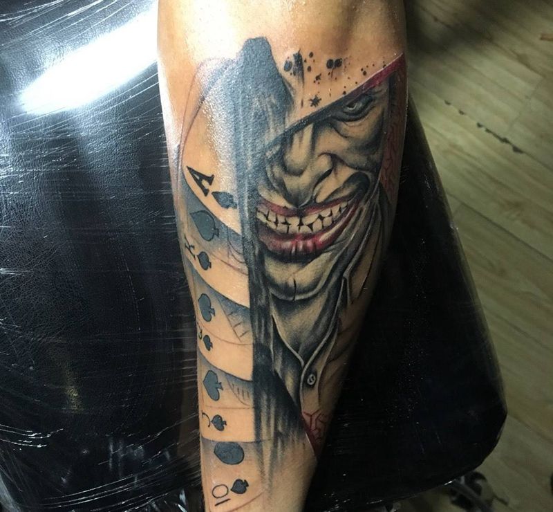 小丑纹身图片