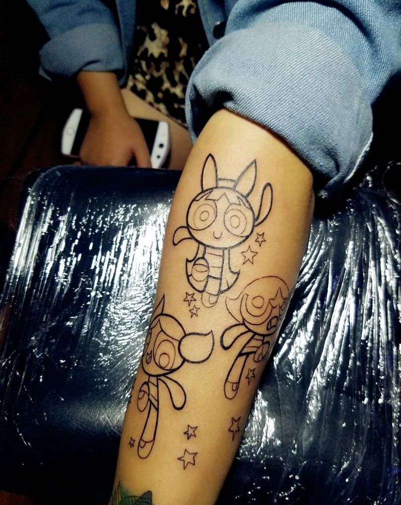 飞天小女警！未完纹身图片