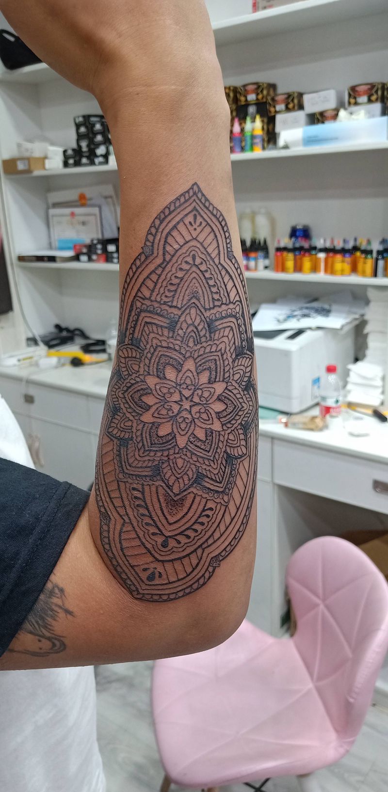 梵花纹身图片_手臂纹身图案