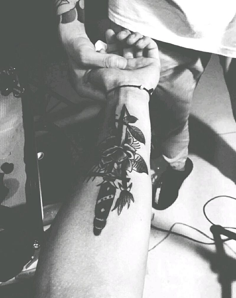 欧美拼接纹身图片