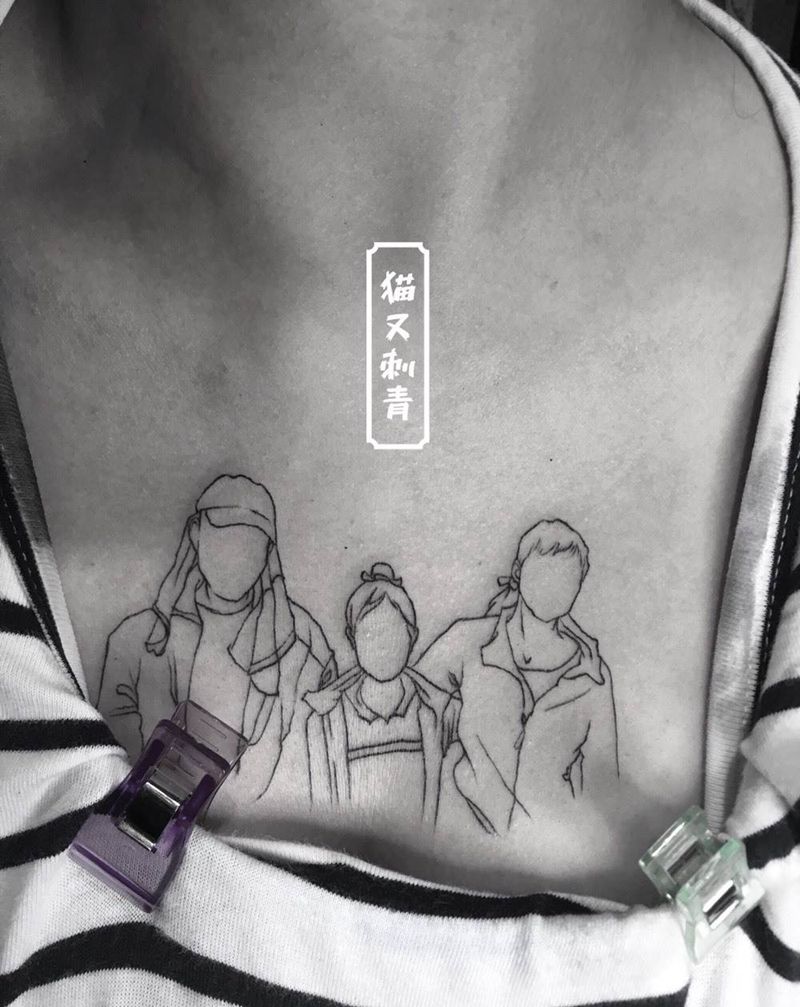 全家福纹身图片