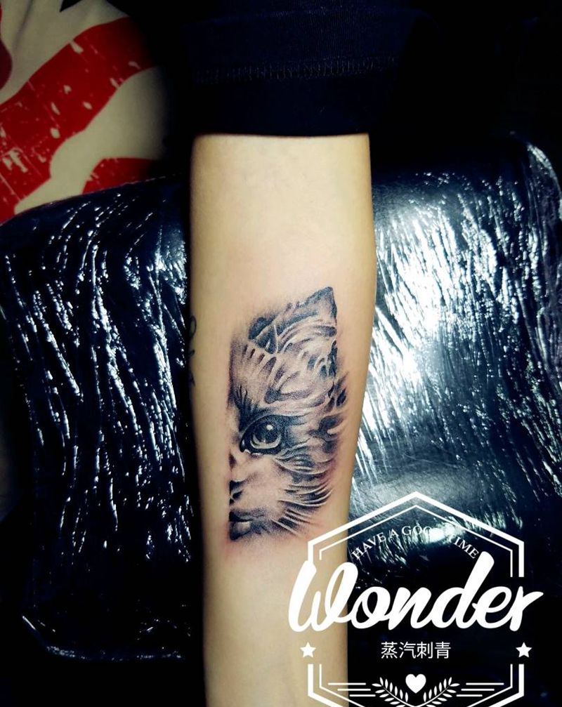 小猫咪纹身图片