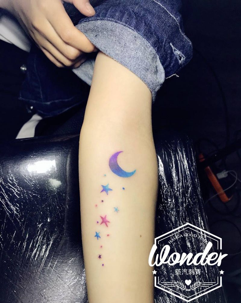 小清新纹身图片