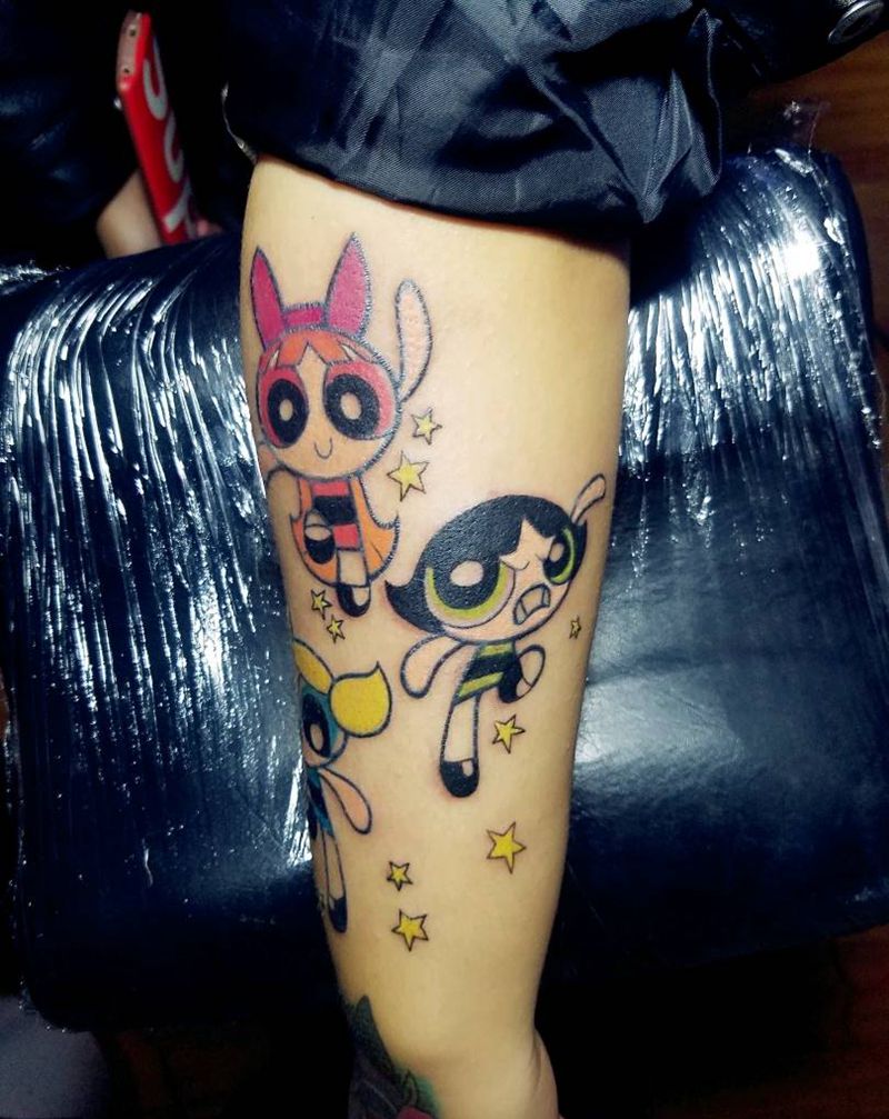 飞天小女警纹身图片