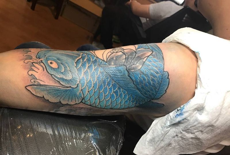 遮盖未完成纹身图片