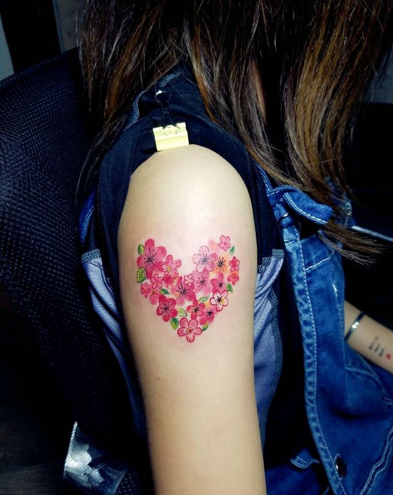 彩色小图纹身图片