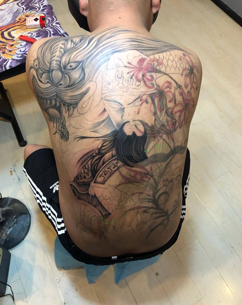 2爷纹身图片