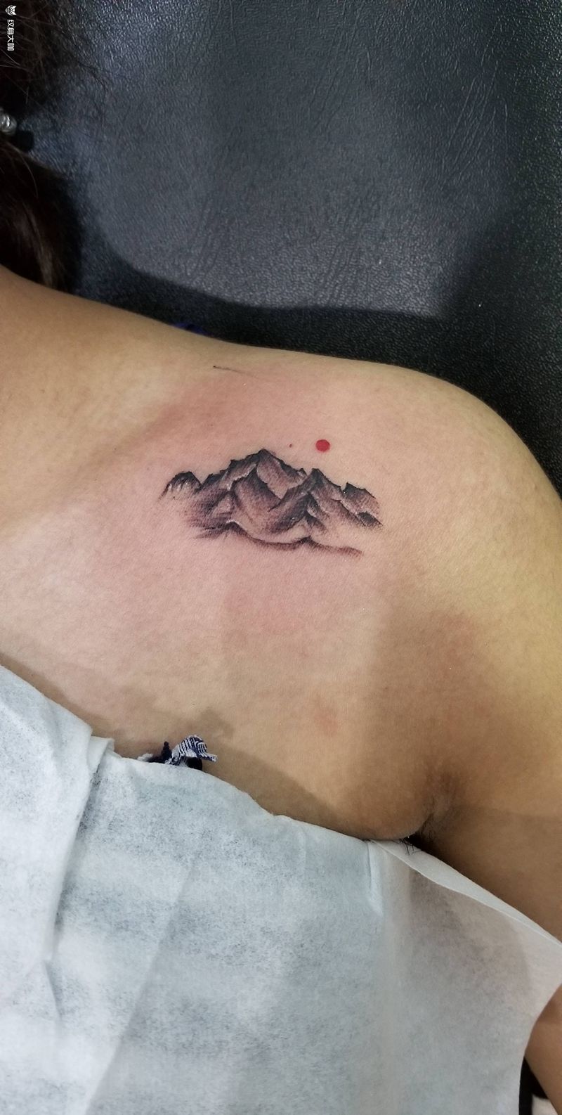 部分小图作品纹身图片_颈部手臂新传统水墨纹身图案