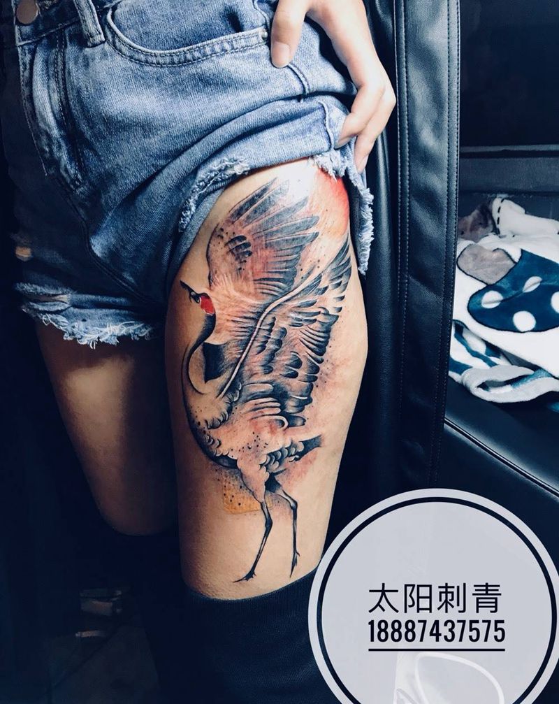 烫伤遮盖纹身图片