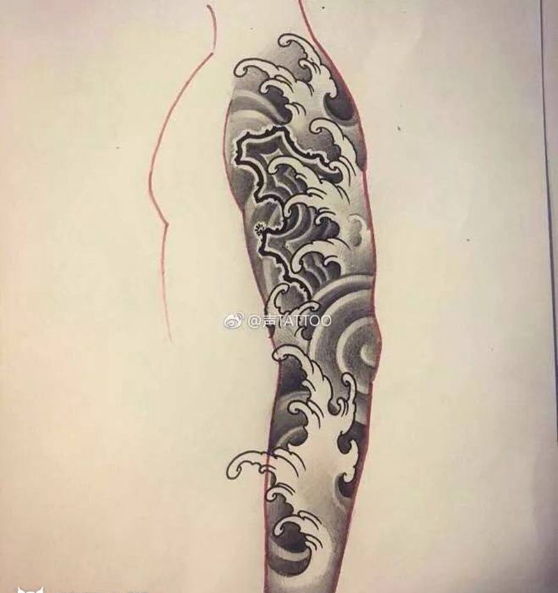 招模特纹身图片