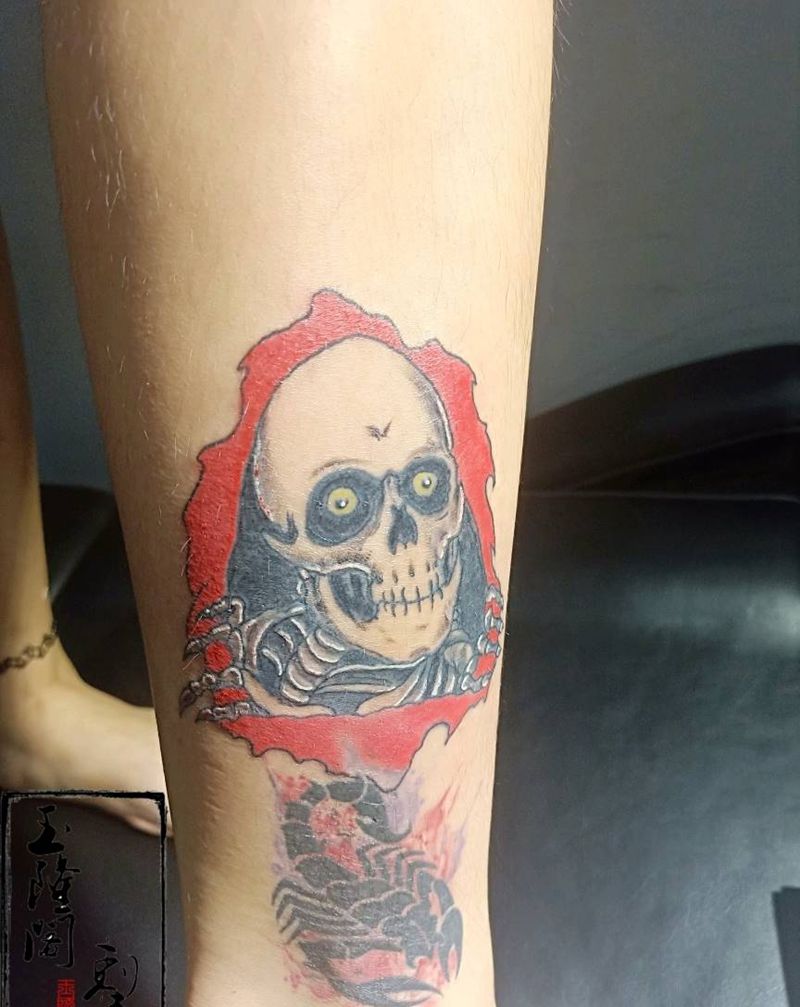 骷髅纹身图片