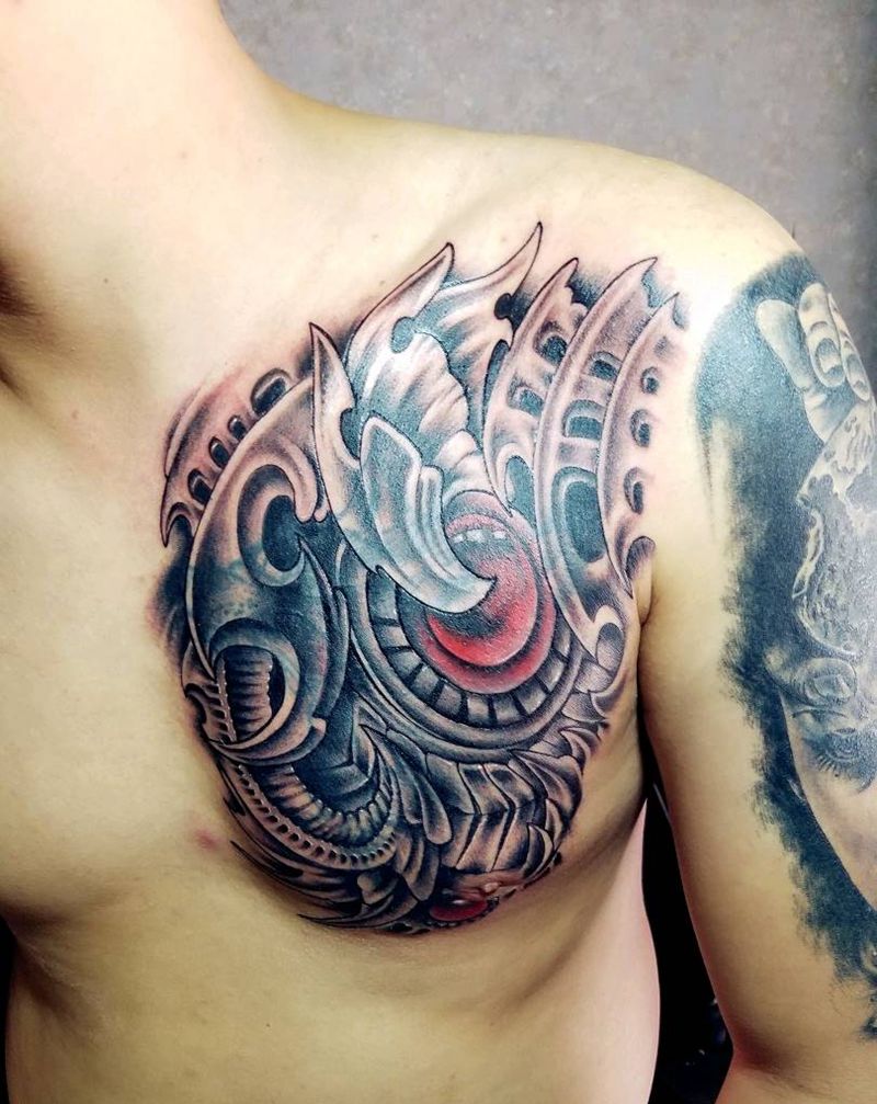 遮盖霸气狼头纹身图片