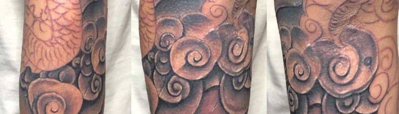 未完成纹身图片