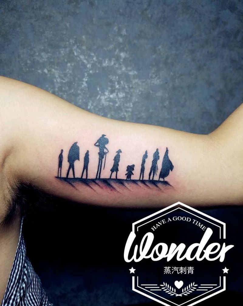 海贼王纹身图片