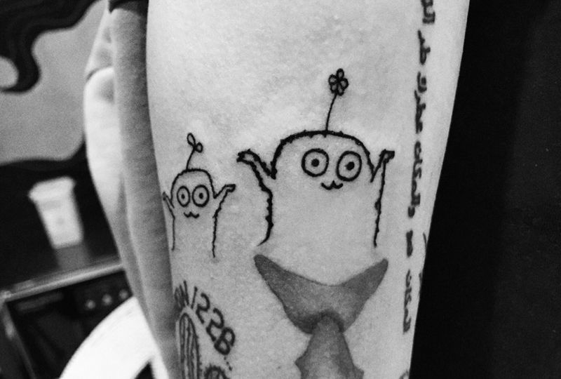 悲伤辣么大纹身图片