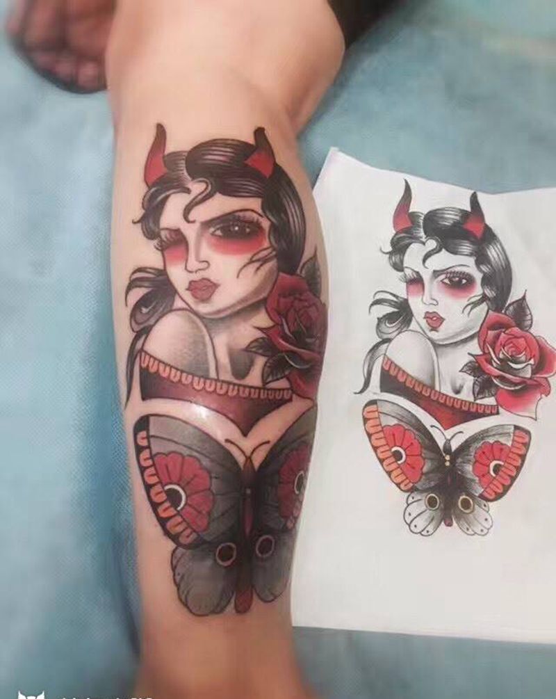 Old school小纹身图片