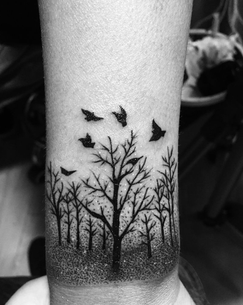 点刺遮盖纹身图片