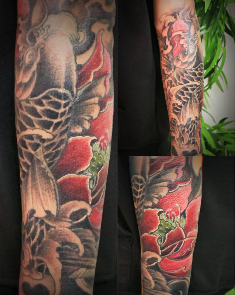 修改纹身图片_手臂新传统纹身图案