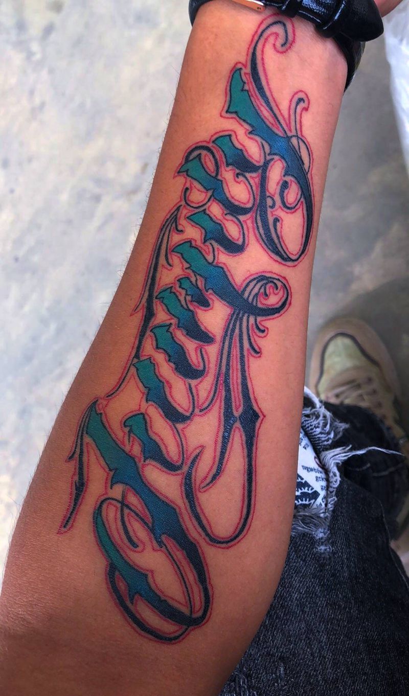 家庭纹身图片_手臂纹身图案