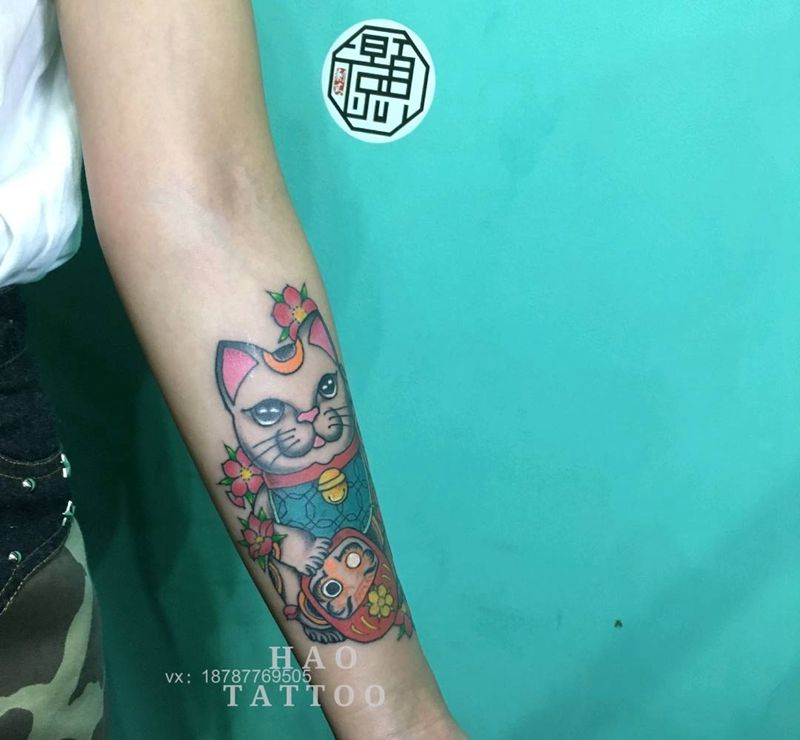 招财猫•达摩蛋•樱花