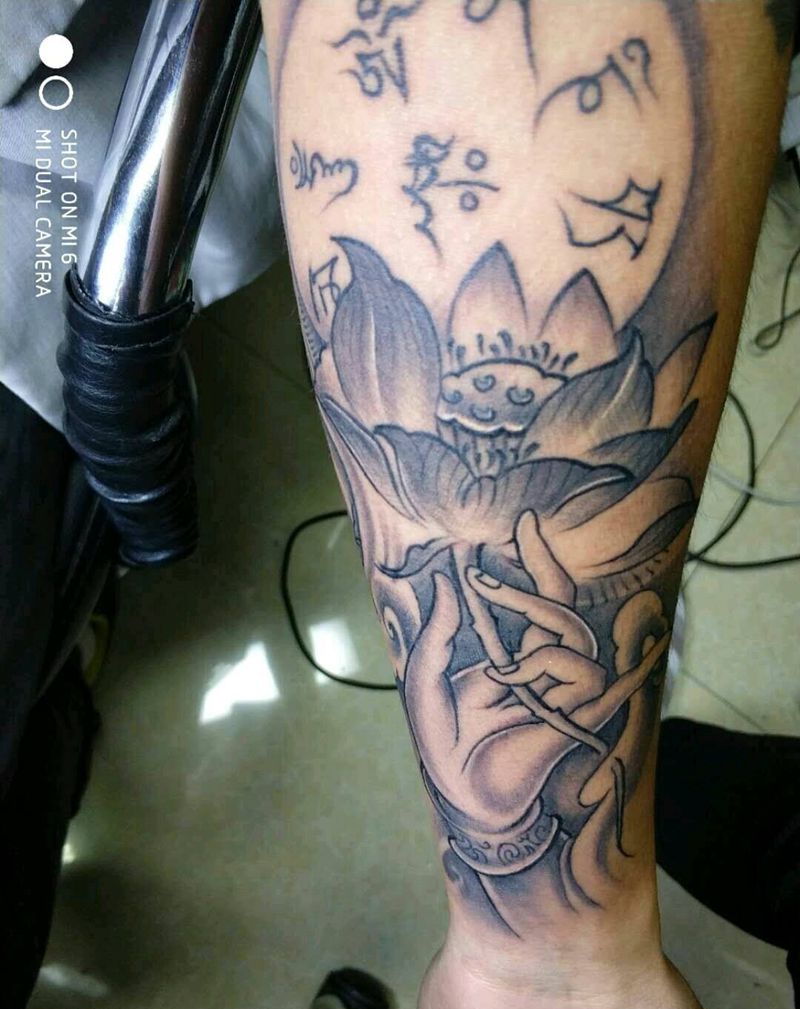 随意纹纹身图片