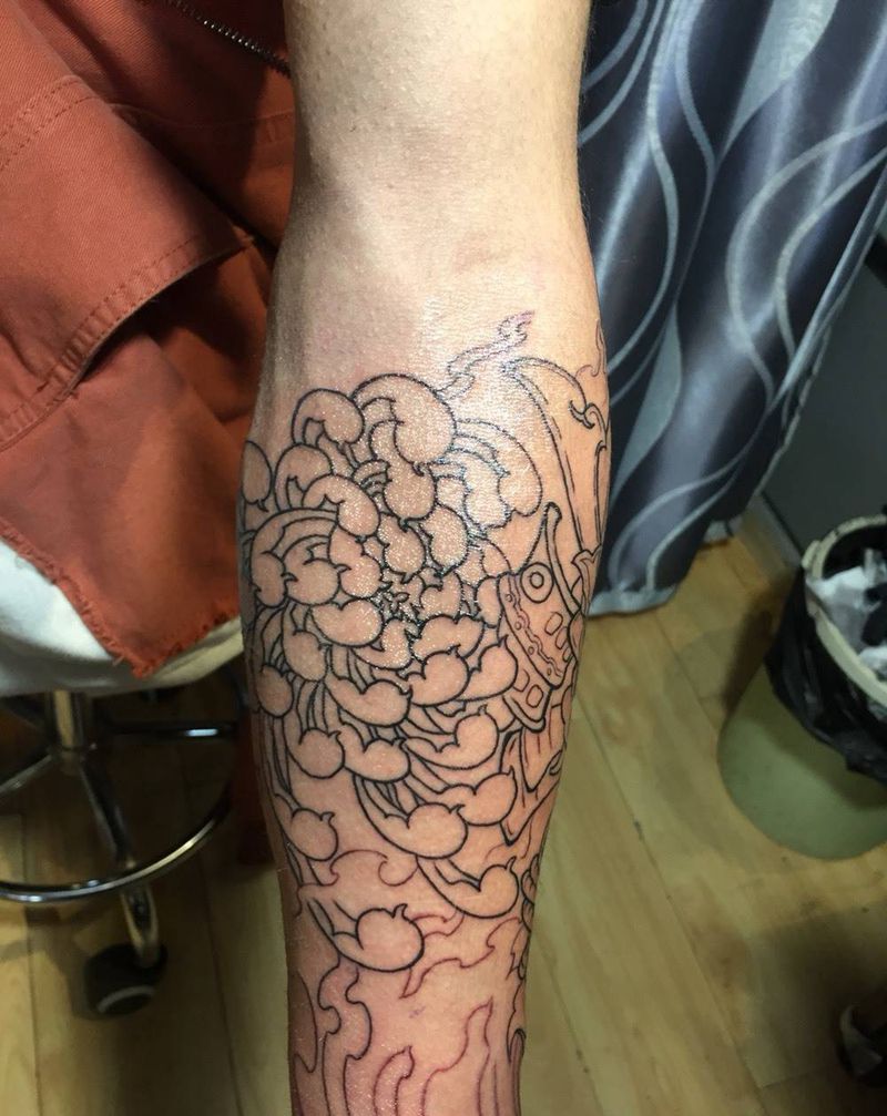 包小臂纹身图片