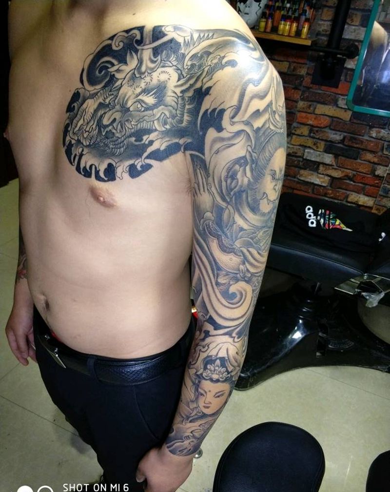 未完成，麻药效果！纹身图片