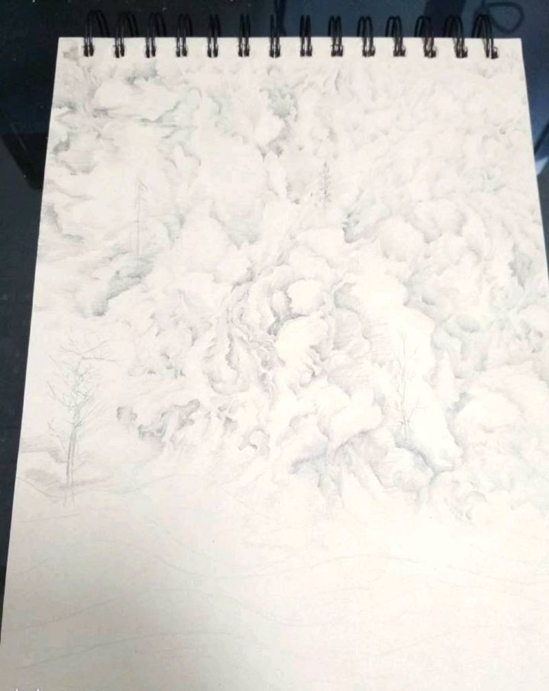 云雾纹身图片_背部老传统新传统云 雾纹身图案