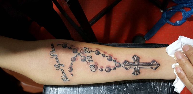 信仰纹身图片