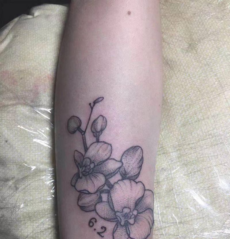 素花纹身图片_手臂纹身图案