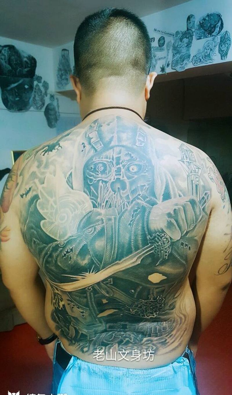 某游戏未来战士纹身图片