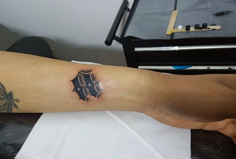 字母纹身图片_手臂纹身图案