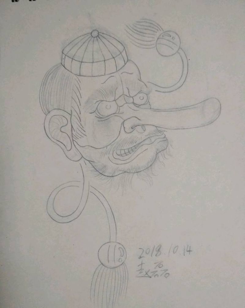 日式可约纹身图片