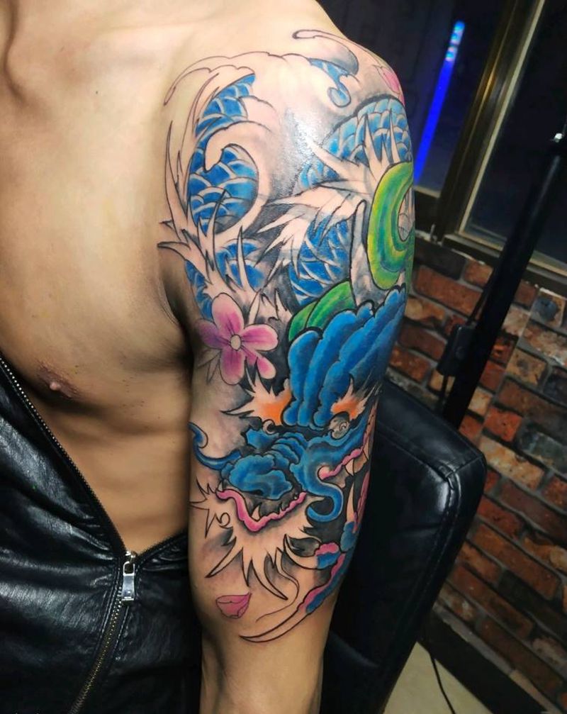 遮盖未完成！纹身图片