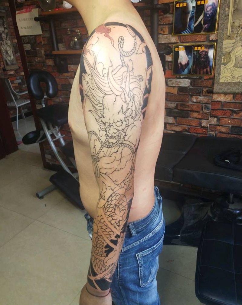 未完纹身图片_手臂纹身图案