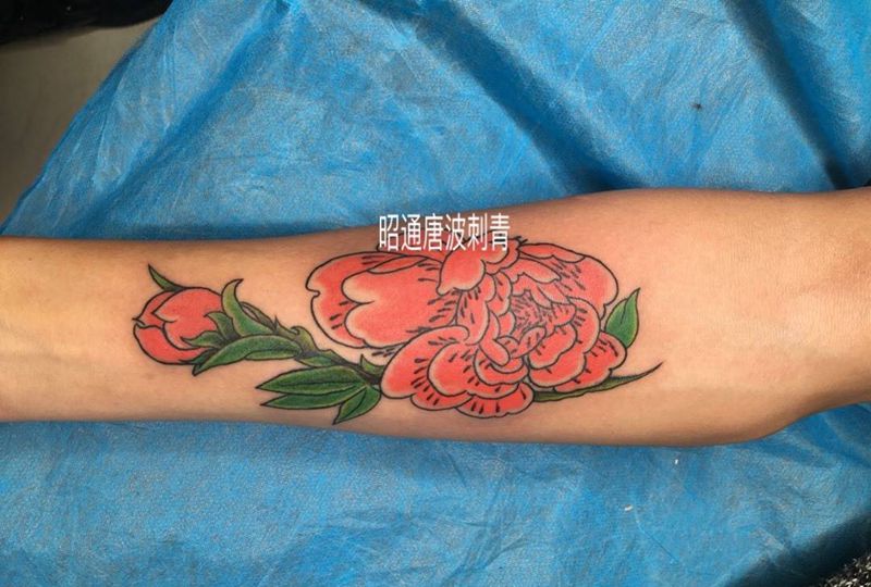 彩色系纹身图片