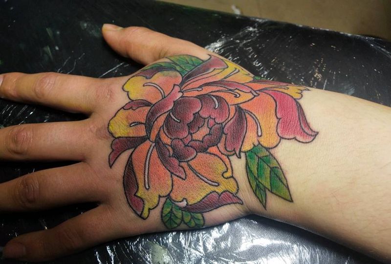 遮盖，客人赶车，做的急没做好，纹身图片