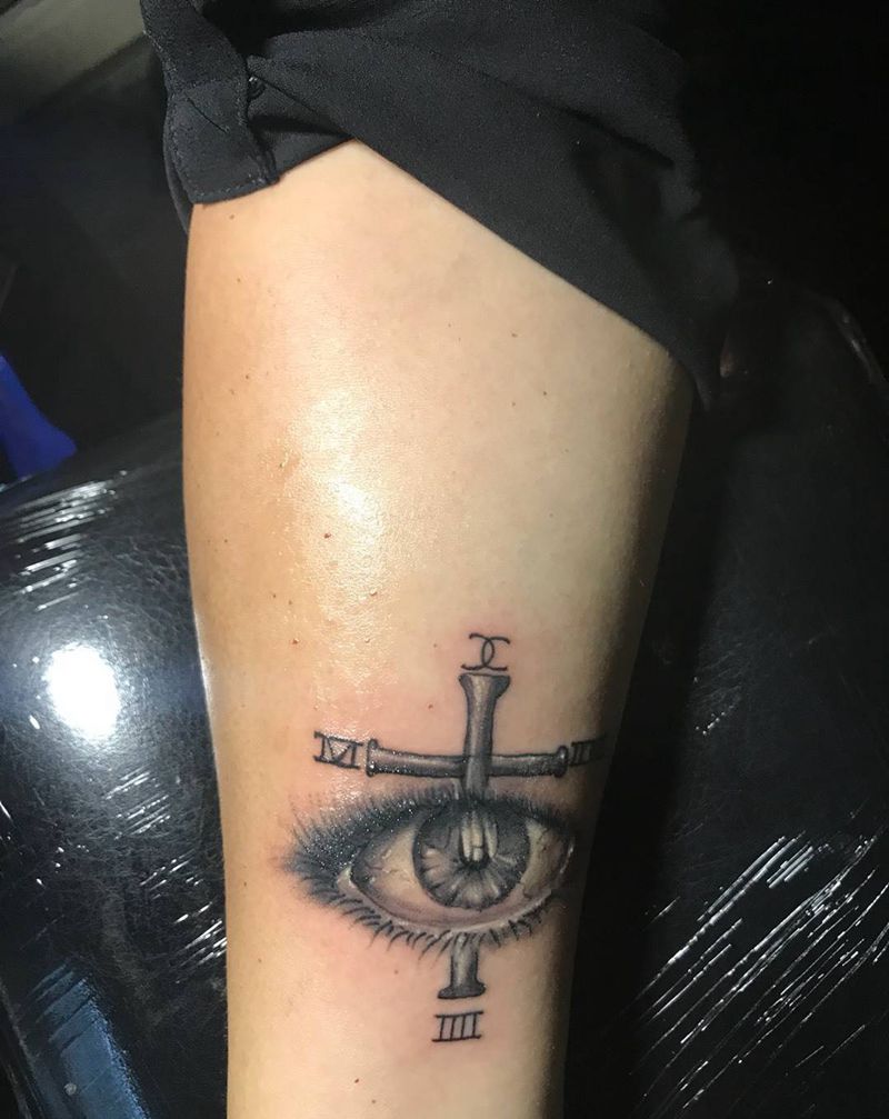 眼睛，错过的眼神纹身图片