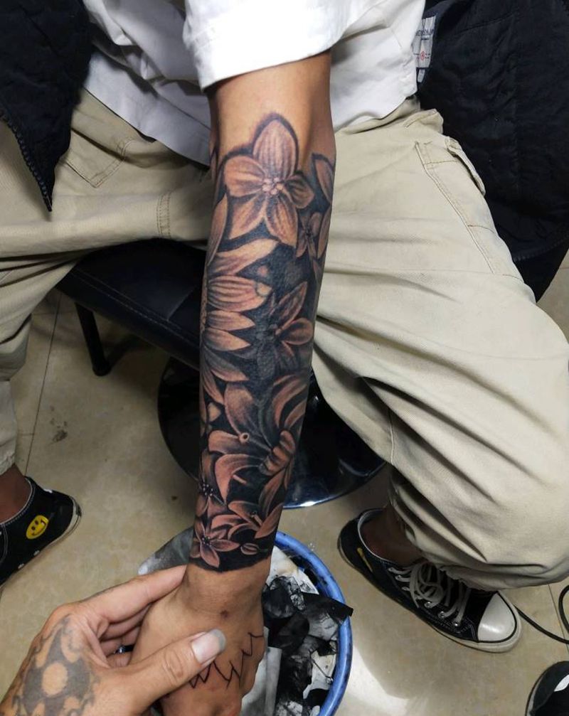 遮盖未完纹身图片