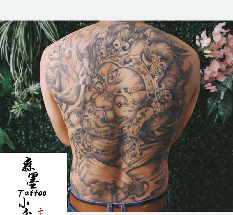 大黑天纹身图片