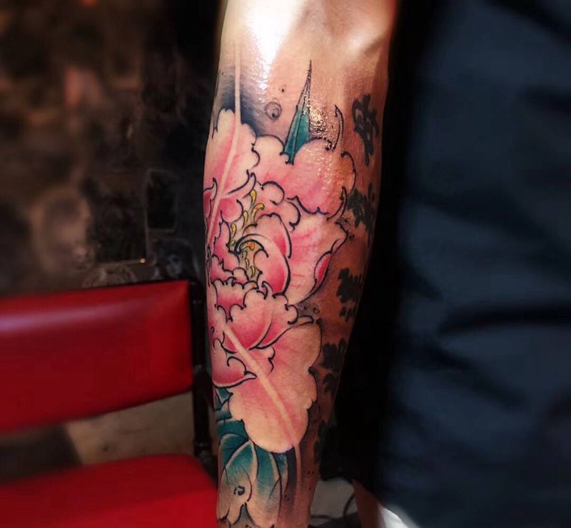 早期传统作品纹身图片_手臂新传统纹身图案